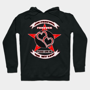 Love proposal, love valentine Hoodie